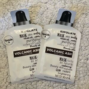2 SpaLife Volcanic Ash Mud Masks New.